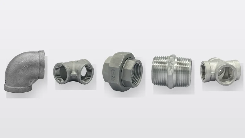 Stainless steel threaded fittings